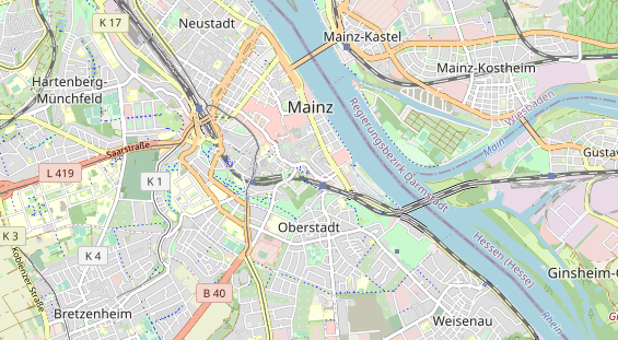 Bicycle workshop on map