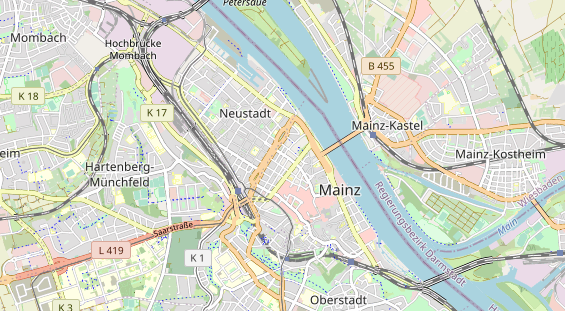 Bicycle workshop on map