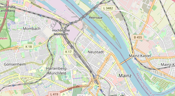 Bicycle workshop on map
