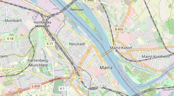 Bicycle workshop on map