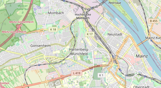 Fahrradwerkstatt auf Karte