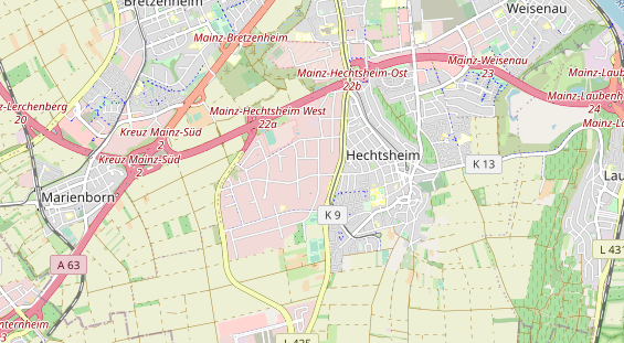 Fahrradwerkstatt auf Karte