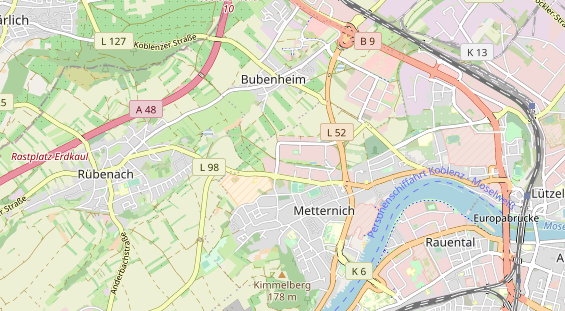 Bicycle workshop on map