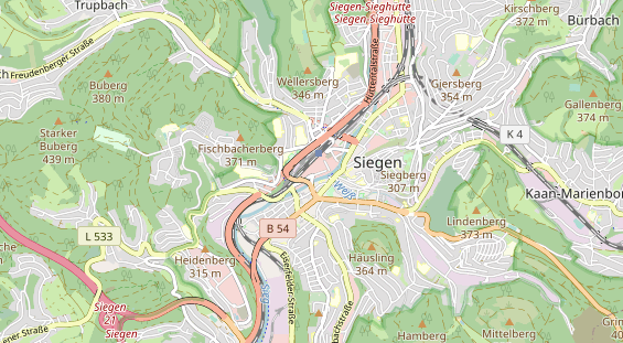 Bicycle workshop on map