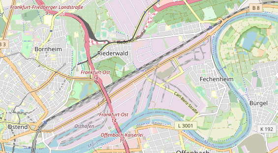 Bicycle workshop on map