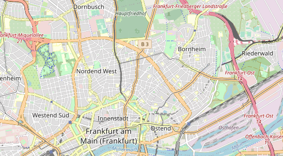 Bicycle workshop on map