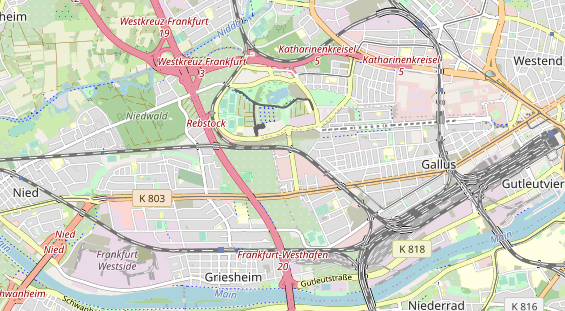 Bicycle workshop on map