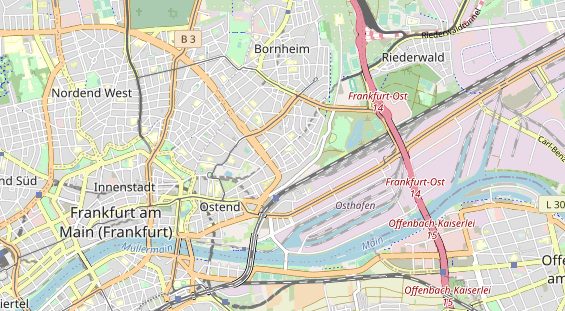 Bicycle workshop on map