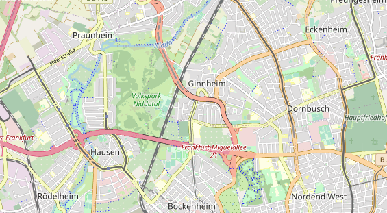 Bicycle workshop on map