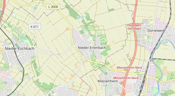 Bicycle workshop on map