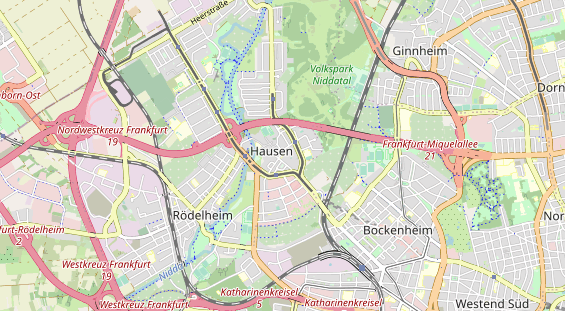 Bicycle workshop on map