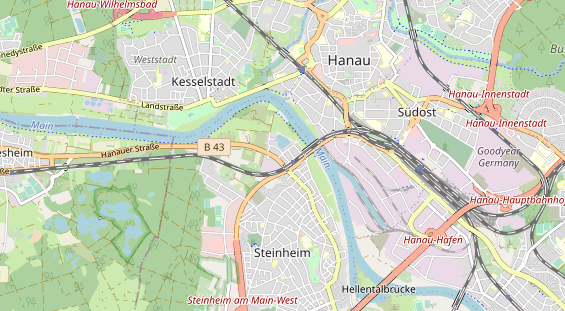 Bicycle workshop on map