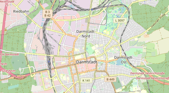 Bicycle workshop on map