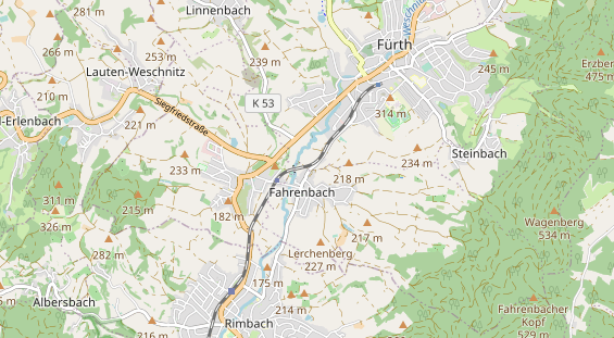 Bicycle workshop on map