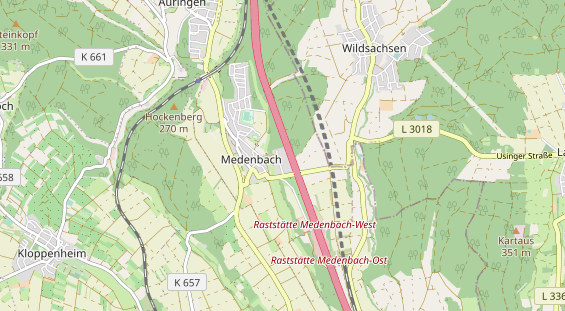 Fahrradwerkstatt auf Karte