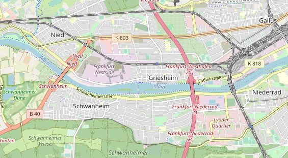 Bicycle workshop on map