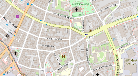 Fahrradwerkstatt auf Karte