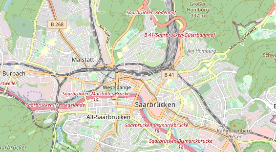 Fahrradwerkstatt auf Karte