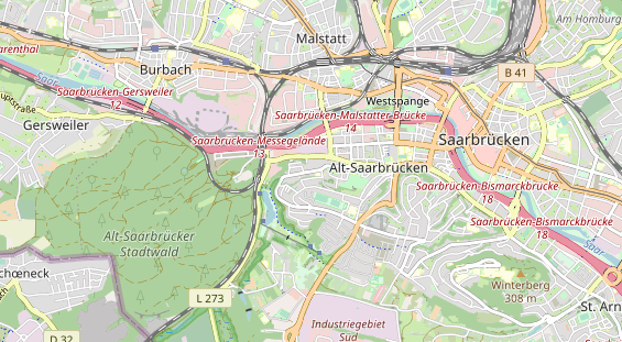 Fahrradwerkstatt auf Karte