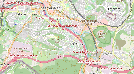 Fahrradwerkstatt auf Karte