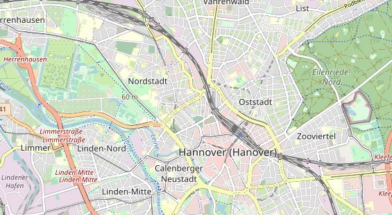 Bicycle workshop on map
