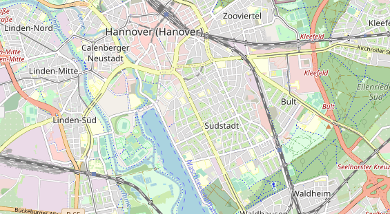 Bicycle workshop on map