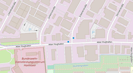 Fahrradwerkstatt auf Satellitenbild