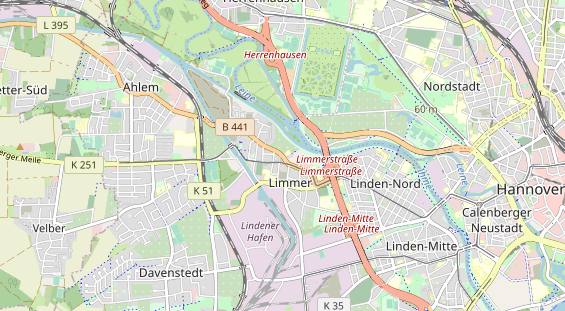Bicycle workshop on map