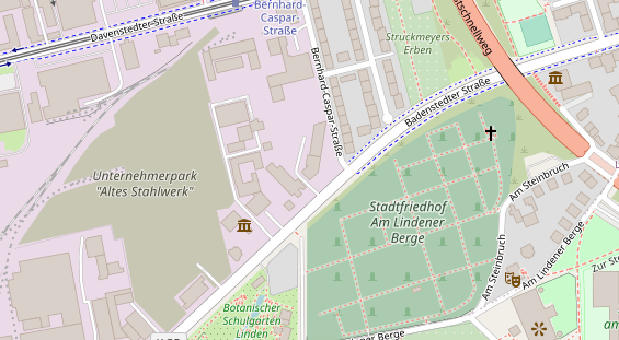 Bicycle workshop auf Karte