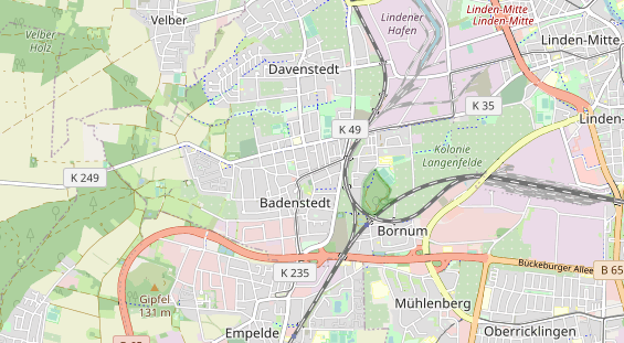 Fahrradwerkstatt auf Karte