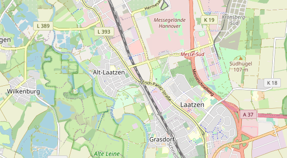 Bicycle workshop on map