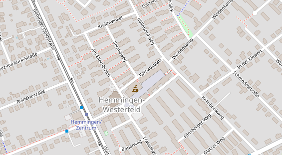 Fahrradwerkstatt auf Satellitenbild