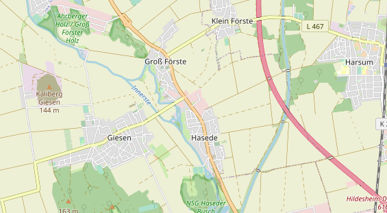Bicycle workshop on map