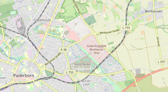 Bicycle workshop on map