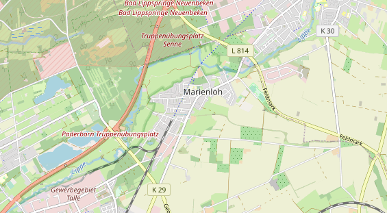 Bicycle workshop on map