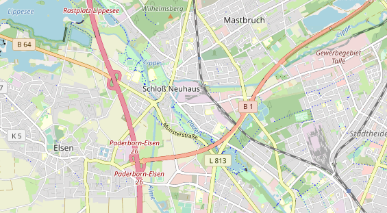 Bicycle workshop on map
