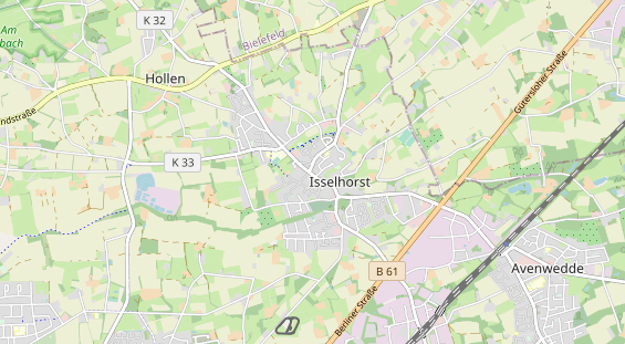 Bicycle workshop on map