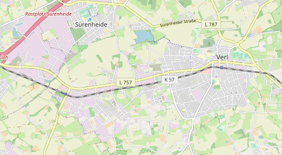 Bicycle workshop on map