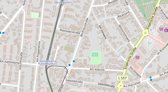 Fahrradwerkstatt auf Satellitenbild