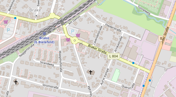 Fahrradwerkstatt auf Karte