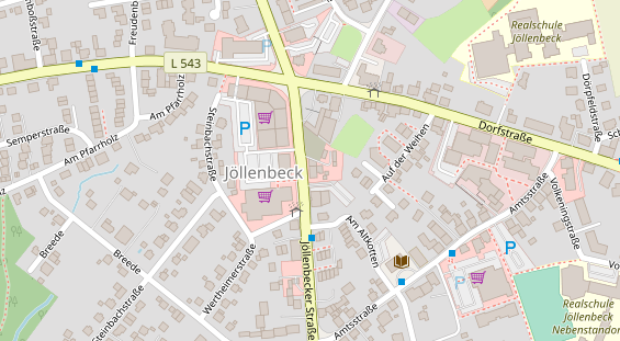 Fahrradwerkstatt auf Satellitenbild