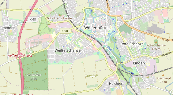 Bicycle workshop on map