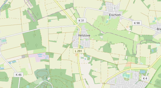 Bicycle workshop on map