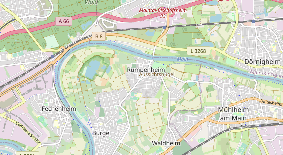 Bicycle workshop on map