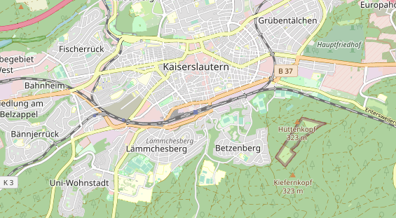 Bicycle workshop on map