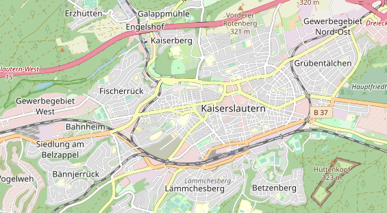 Fahrradwerkstatt auf Karte