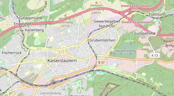 Bicycle workshop on map