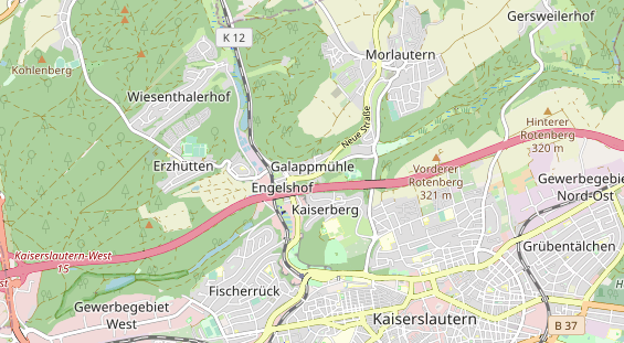 Bicycle workshop on map