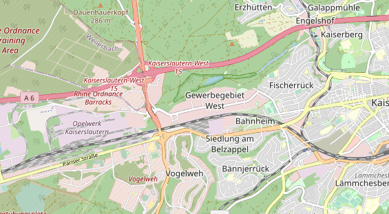 Bicycle workshop on map