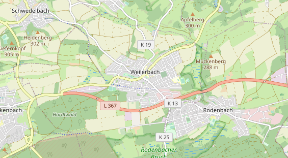 Fahrradwerkstatt auf Karte